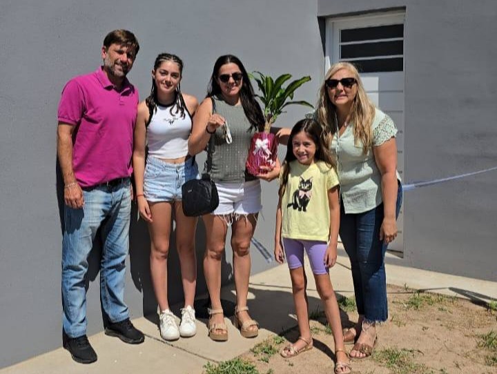 La Puerta: entregaron cuatro nuevas viviendas del plan municipal Fo.Mu.Vi