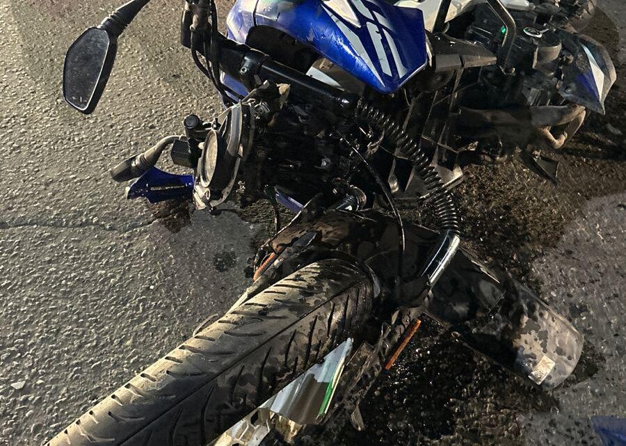 Accidente de tránsito en San Francisco deja a un motociclista con lesiones graves