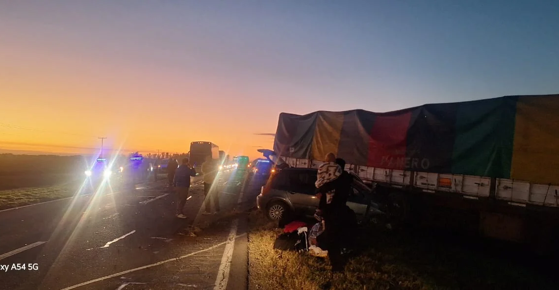 Accidente múltiple entre Río Primero y Los Chañaritos deja varios heridos