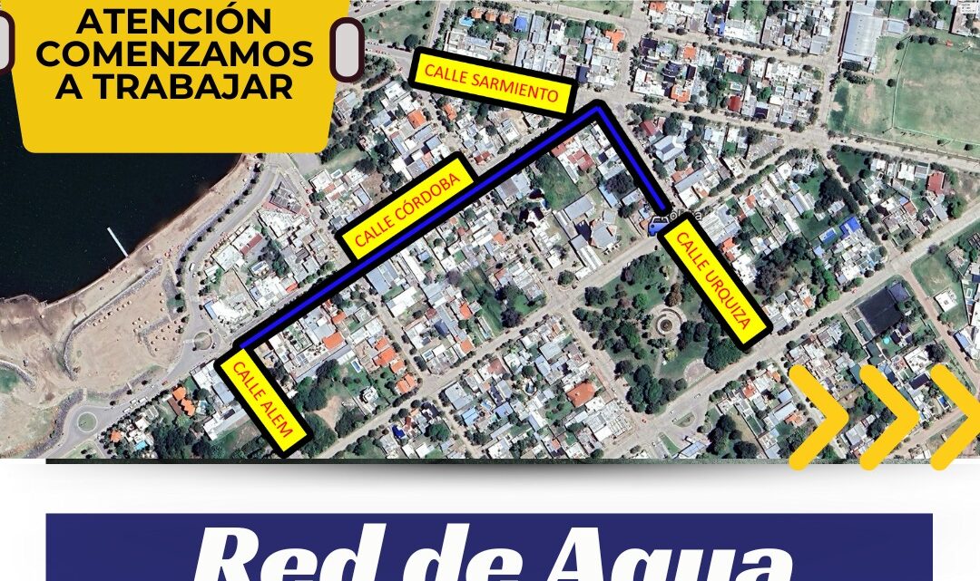 Comienza la obra de red de agua potable en Miramar de Ansenuza Comienza la obra de red de agua potable en Miramar de Ansenuza