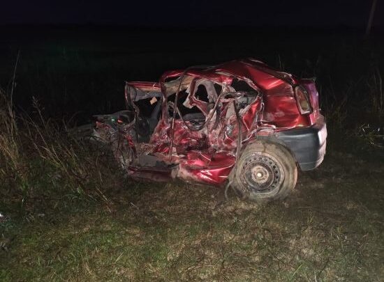 Dos jóvenes murieron por un choque frontal en la ruta 158