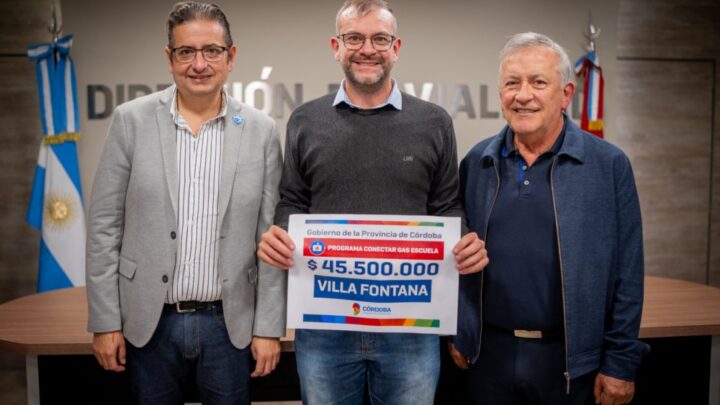 Villa Fontana da el primer paso para la obra de red local de gas: un avance histórico para la comunidad