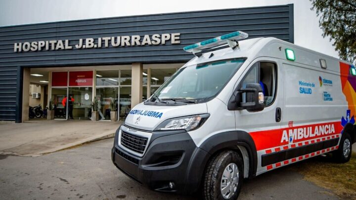 Tres nuevas ambulancias para el Hospital Iturraspe