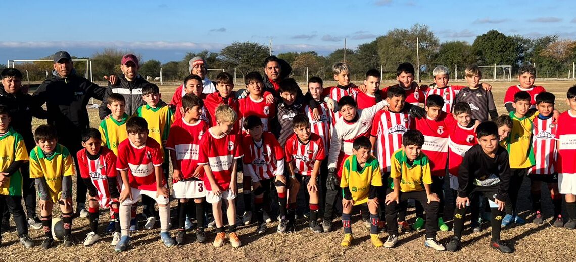 Villa Fontana vivió una jornada histórica con la visita del Club Estudiantes de La Plata