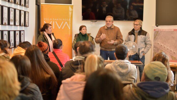 Villa Santa Rosa: sortearon la ubicación de las primeras 12 viviendas del Plan ORVIM 3