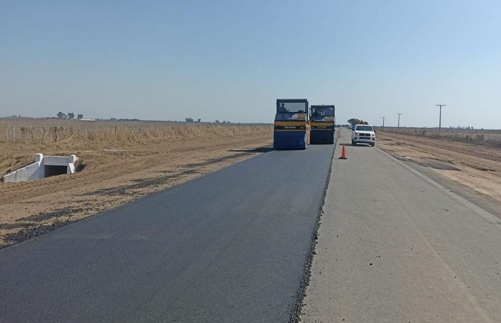 Está casi terminada la ruta entre Toro Pujio y Las Gramillas Está casi terminada la ruta entre Toro Pujio y Las Gramillas