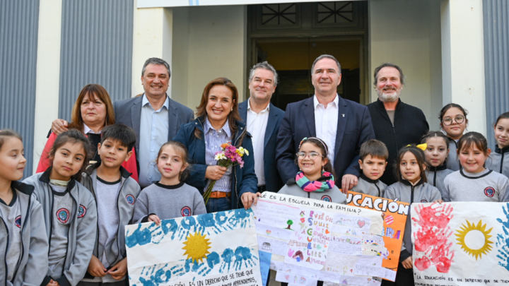 Freyre: Provincia inauguró un aula, un comedor y un taller de usos múltiples en la escuela Ameghino