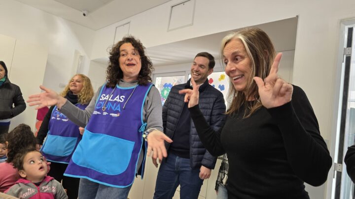 La Francia: la Ministra Montero visitó la Sala Cuna Municipal