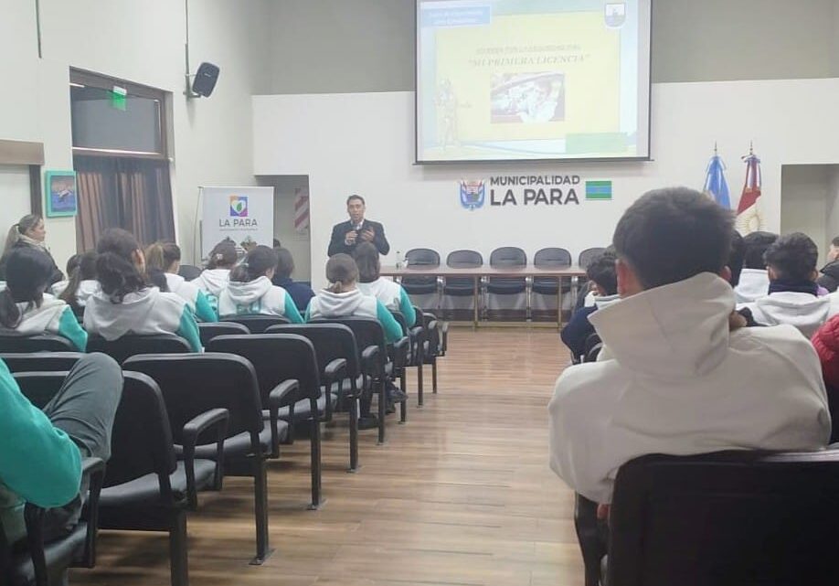 La Para: tercera edición de la capacitación “Mi Primer Licencia” para jóvenes estudiantes