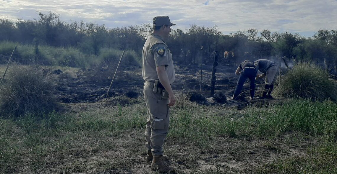 Balnearia: Aprehendieron a dos hombres por provocar incendio en zona rural