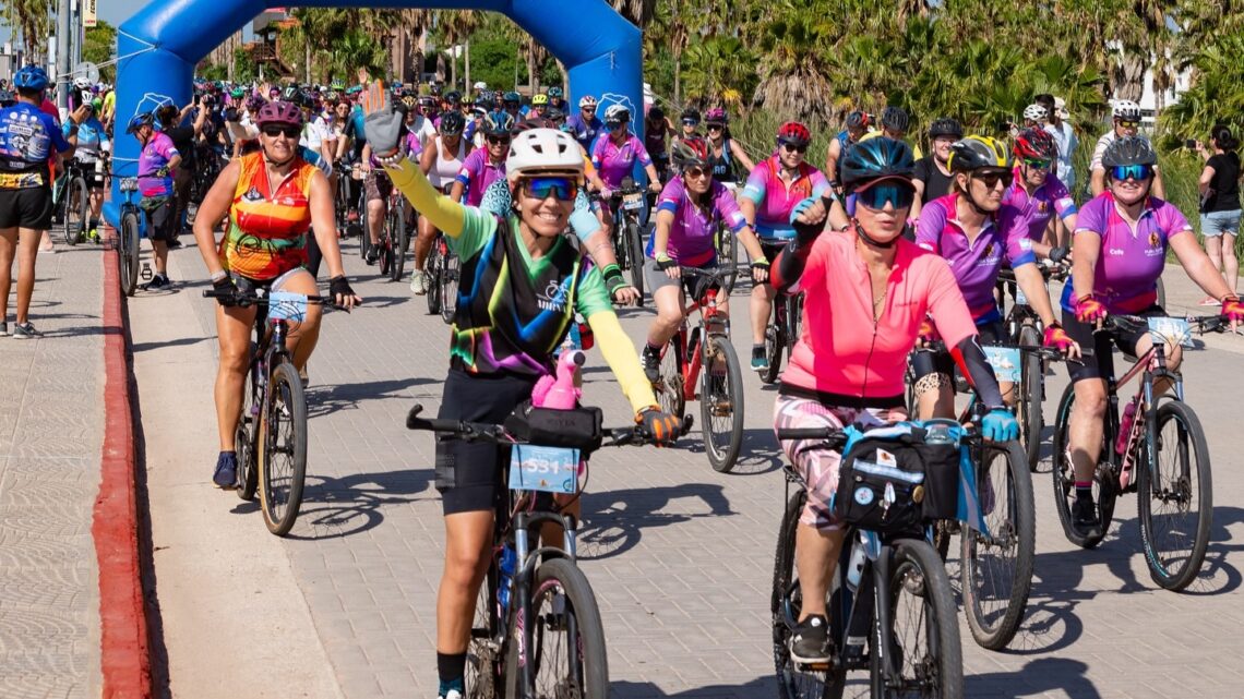 Miramar de Ansenuza recibió a más de 500 ciclistas el fin de semana