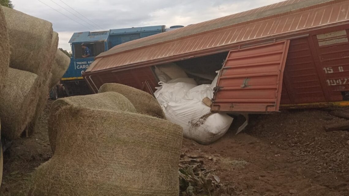 Accidente entre tren de carga y camión en la intersección de Ruta 10 y Ruta 19