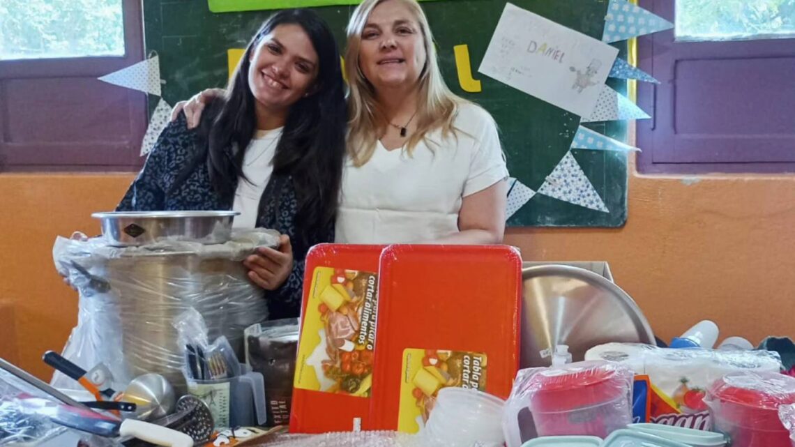 La Puerta: quedó inaugurado el Comedor PAICor en el Centro Educativo 12 de Octubre