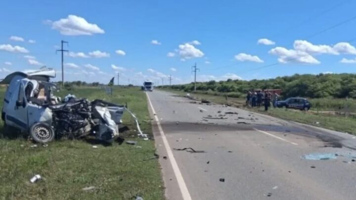 Un muerto por un choque frontal en la ruta provincial N°1