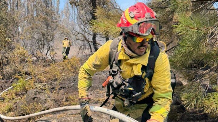 Bomberos de Córdoba ya trabajan en los incendios de la patagonía