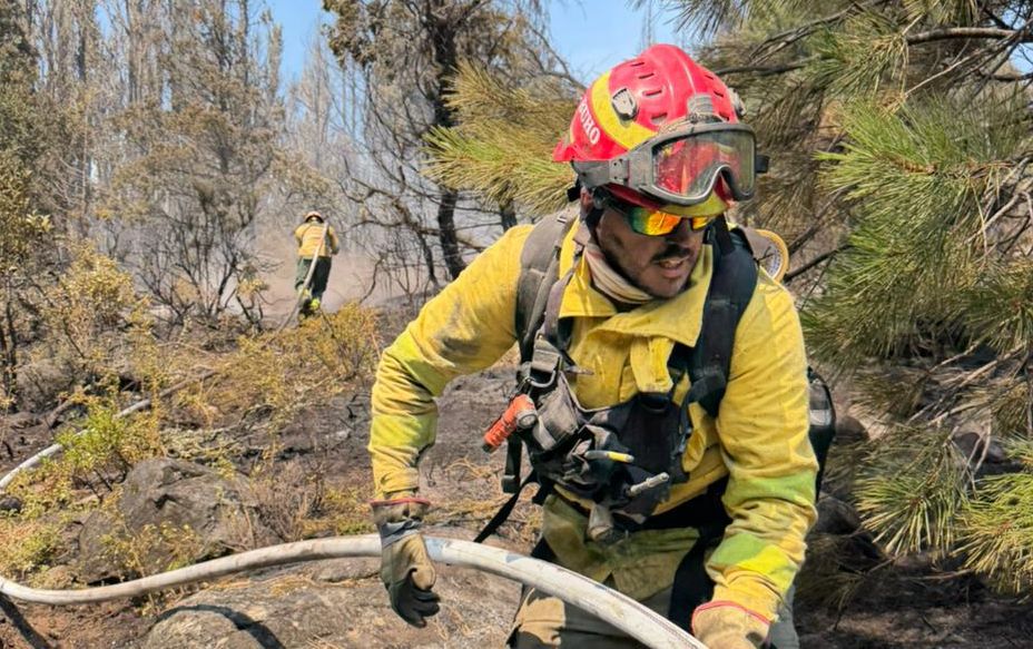 Bomberos de Córdoba ya trabajan en los incendios de la patagonía