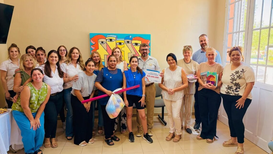 Altos de Chipión recibió aportes provinciales para educación, cultura y obras