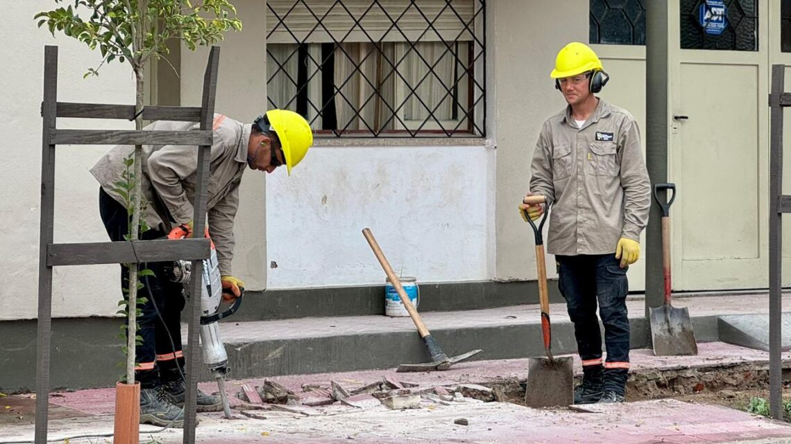 Arroyito: avanza la obra de red cloacal en el sector sur