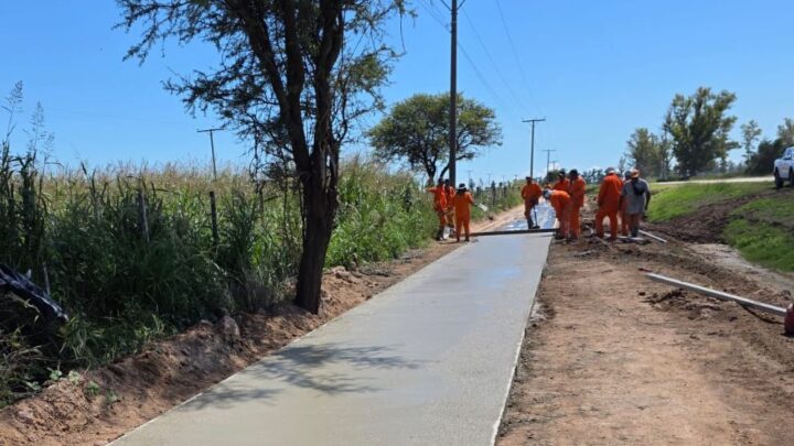 Avanza la ciclovía que unirá Balnearia con Miramar de Ansenuza