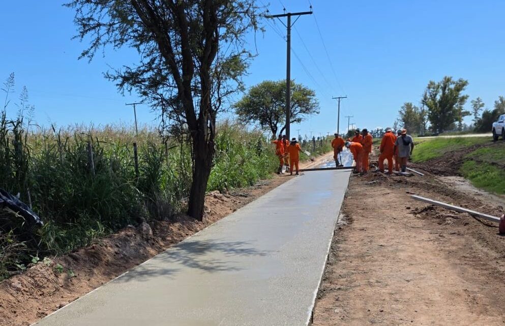 Avanza la ciclovía que unirá Balnearia con Miramar de Ansenuza