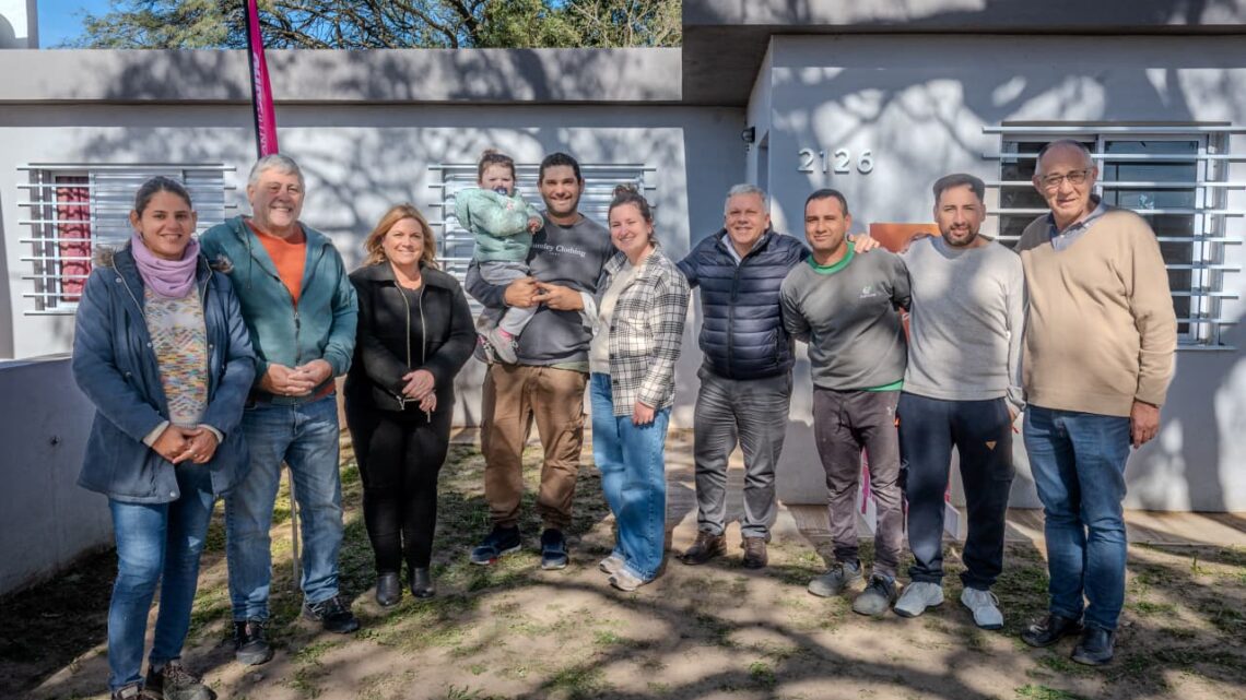 Arroyito: el plan municipal sigue entregando viviendas