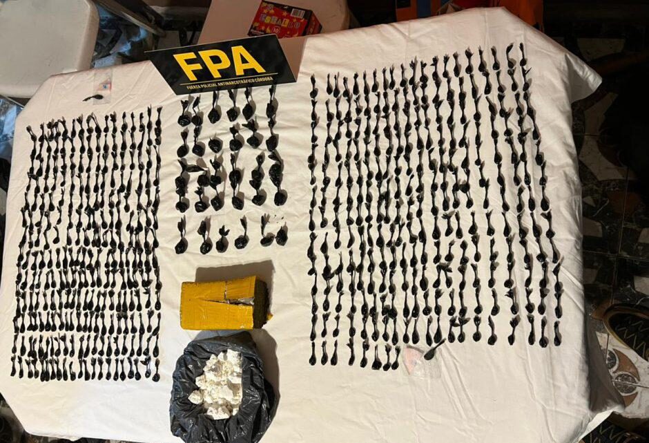 Golpe al narcotráfico en Córdoba: diez detenidos tras siete allanamientos