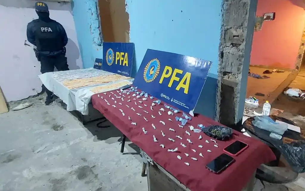 Frontera: tres detenidos en un operativo antidrogas de la Policía Federal