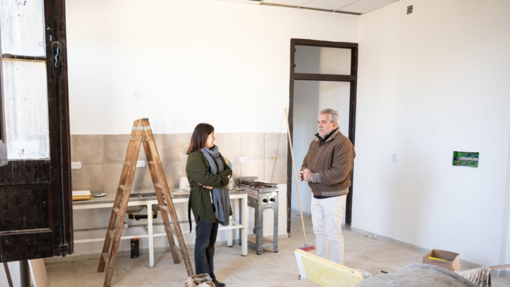 Villa Santa Rosa: obras y equipamiento en el edificio del Taller de Panadería Inclusabor