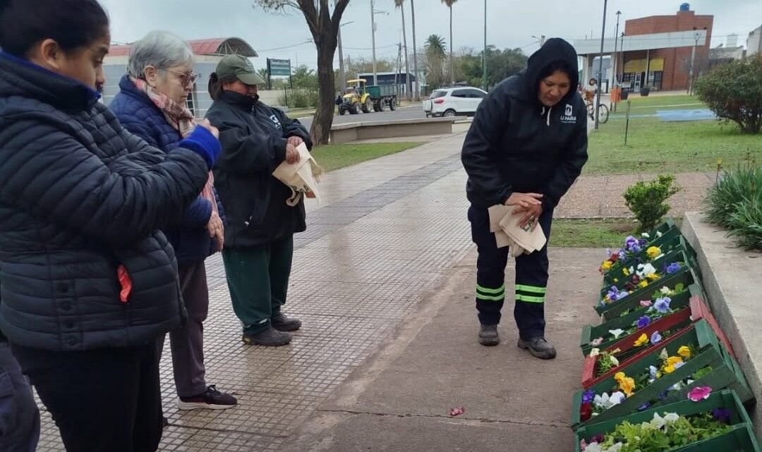 La Para recolectó más de 30 kilos de residuos orgánicos en una nueva jornada de canje