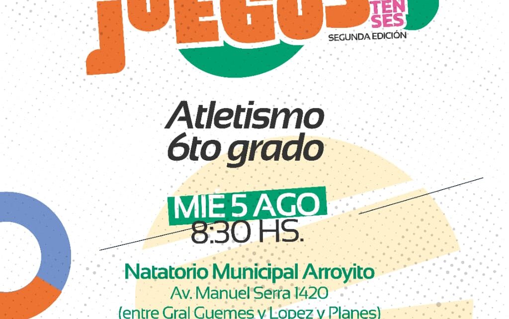 Arroyito: Comienza la segunda etapa de los Juegos Arroyitenses 2026