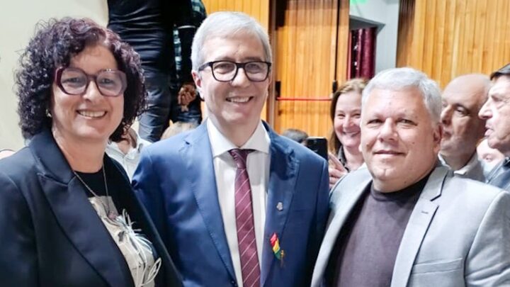 Arroyito: Benedetti participó en el acto de asunción de autoridades de la UNC