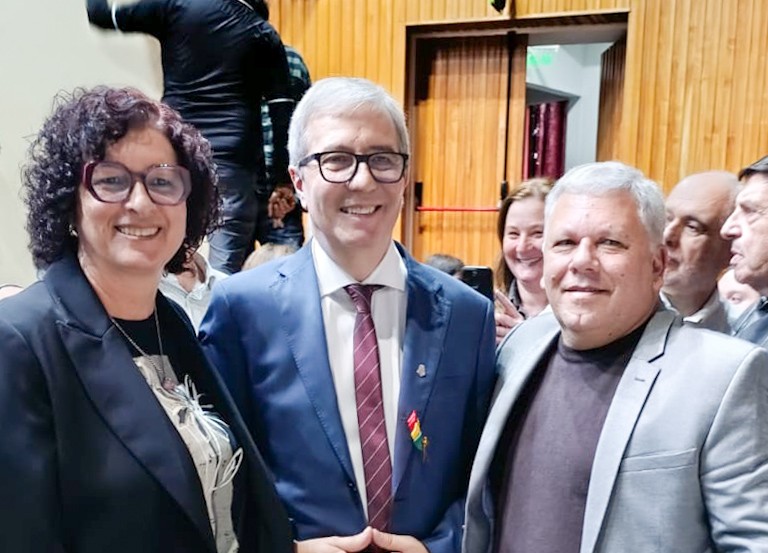 Arroyito: Benedetti participó en el acto de asunción de autoridades de la UNC