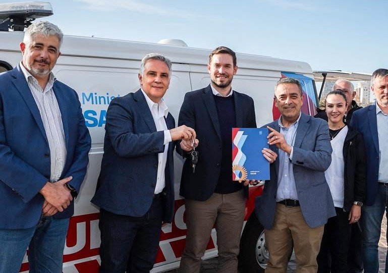La Francia recibió una ambulancia 0 Km y un aporte de $50 millones tras el temporal
