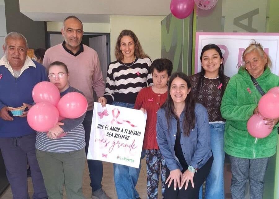 Octubre Rosa en La Puerta: una emotiva caminata comunitaria promovió la concientización sobre el cáncer de mama